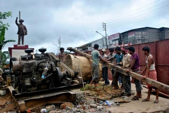 Construction work for Tripura's 1st flyover begins, engineers and agency staffs visit site at Battala Construction work for Tripura's 1st flyover begins, engineers and agency staffs visit site at Battala